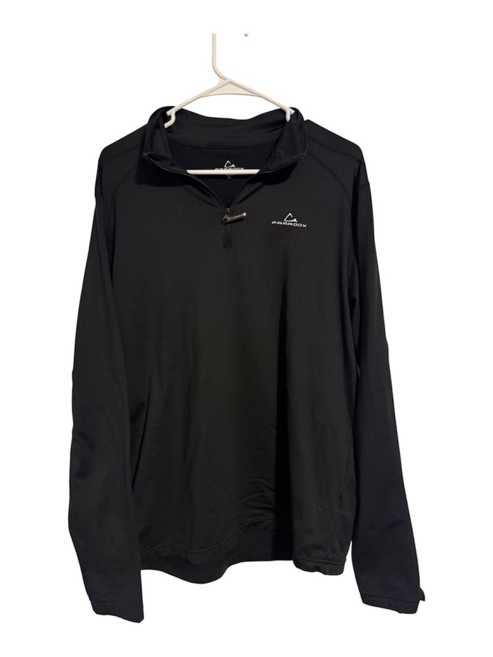 Paradox Men's Black Quarter-Zip Athletic Pullover